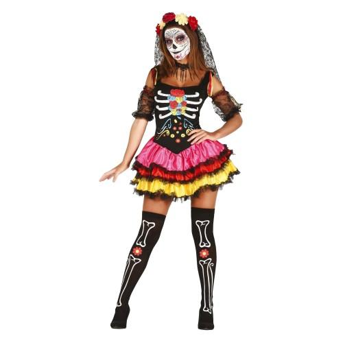 Fiestas Guirca Womens/Ladies Catrina Costume Set