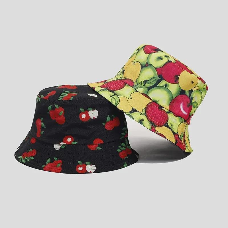 Unisex-Sonnenhut mit Fruchtmuster für Freizeitaktivitäten im Freien und Sommerreisen