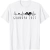 Future Grandpa 2027 Heartbeat Baby Announcement Surprise T-Shirt