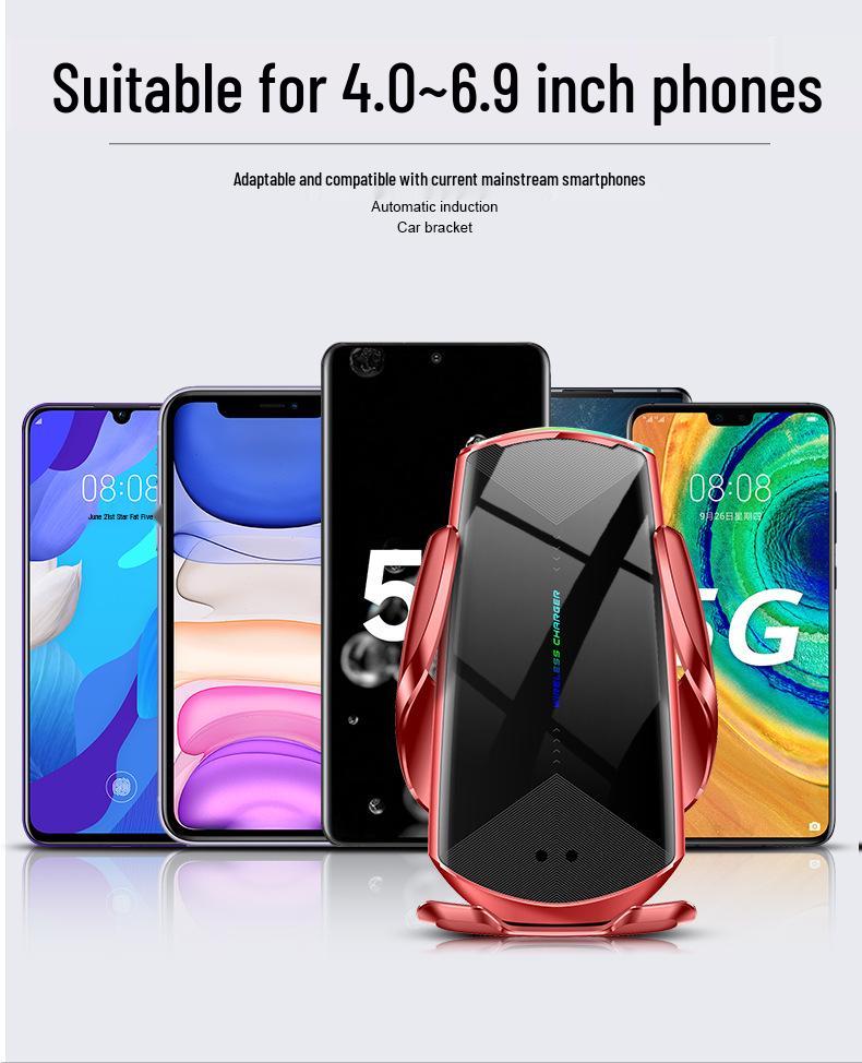 Q1 15W Kabellose Schnelllade-Autohalterung für Handy mit Induktionsöffnung & -schließung