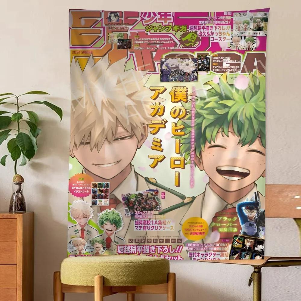 My Hero Academia Kaminari Denki Classic Anime Tapestry Wall Hanging Wall Decor Boho Home Decoration For Bedroom Living Room