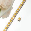 2024 DIY Personalized Shiny Classic Burger Coffee Beverage 304 Stainless Steel Italian Charm Bracelet Link 9mm * 10mm Module