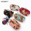 Newest Arrival Women Flower Printed Canvas Wallet Card Holder Coin Purse Clutch Handbag Bag For Beauty And For Health Kawaii