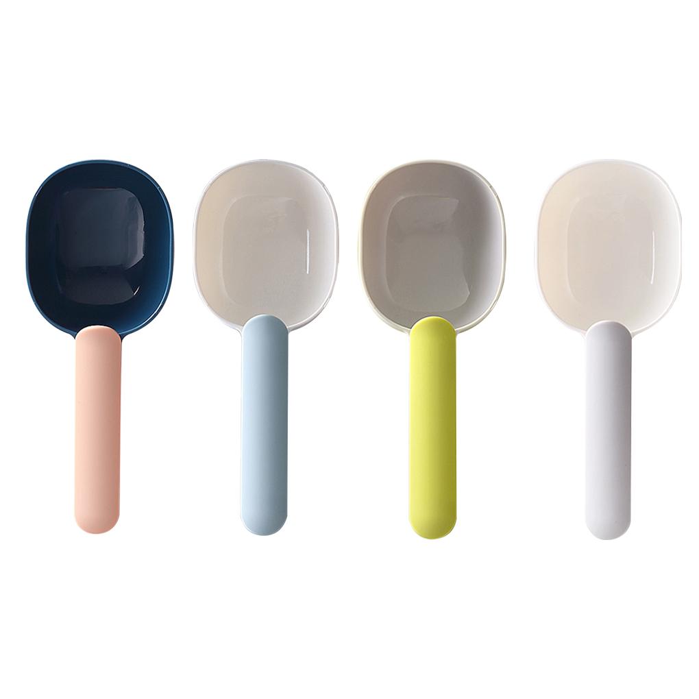 Portable Multi Functional Kitchen Rice Spoon Paddle Long Handle Scoop Cup
