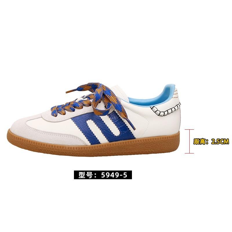 Inner Height Increase German Training Shoes Women's New Versatile Small Board Shoes Forrest Gump Shoes Platform Ballet Casual Sports Shoes