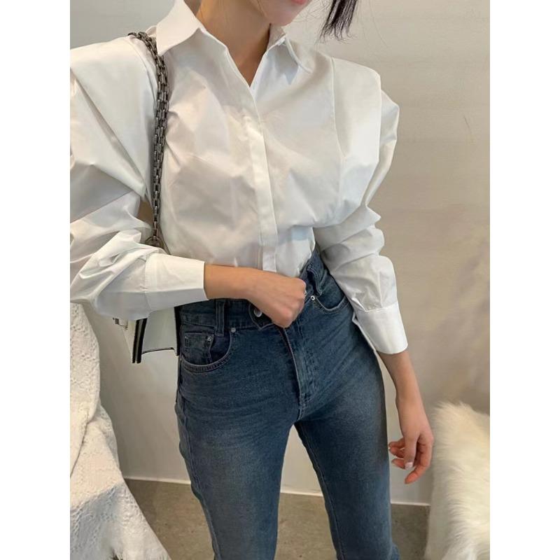 Fashion Long Sleeve Loose Blouses Street Office Elegant Tops Shirt OL Women's Shirt Autumn 2025 New Chic Women Blouses and Tops Shirts 2952