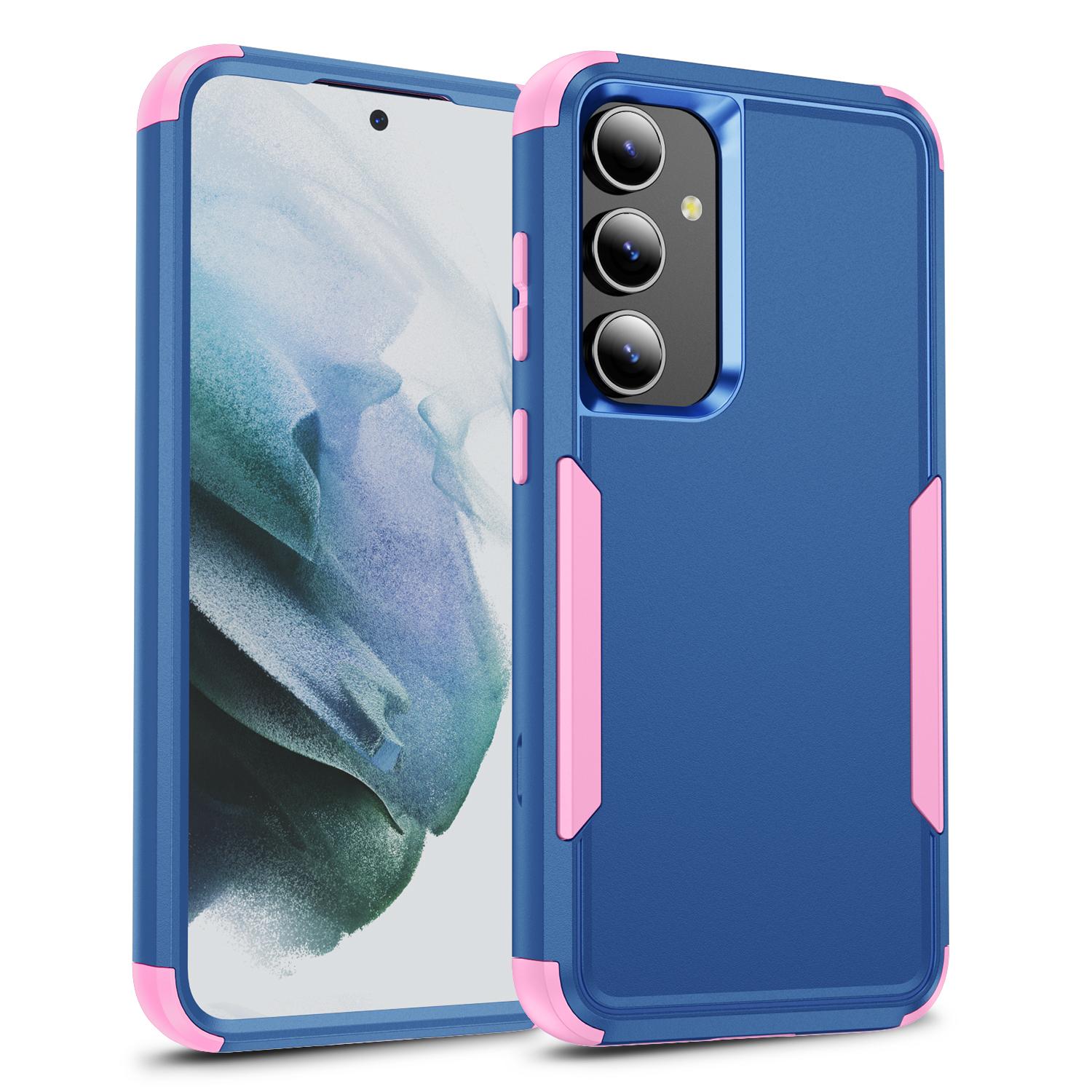 

For Samsung Galaxy S25/S24 Case 3 in 1 Shockproof TPU PC Phone Cover F