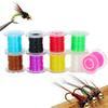 1PC Colored Elastic Thread Mayfly Shrimp Fly Larva Body Making Material High Elasticity Suitable for Trout Salmon Fishing Baits