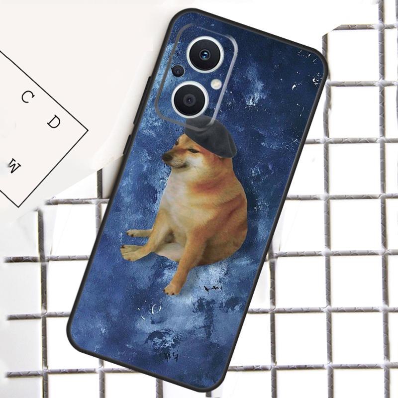 Funny Cheems Doge Phone Case For OPPO Reno 13F 13 12 11 14 F 10 Pro 8T 7 8 Lite OPPO Find X9 X6 X5 X8 Pro Cover