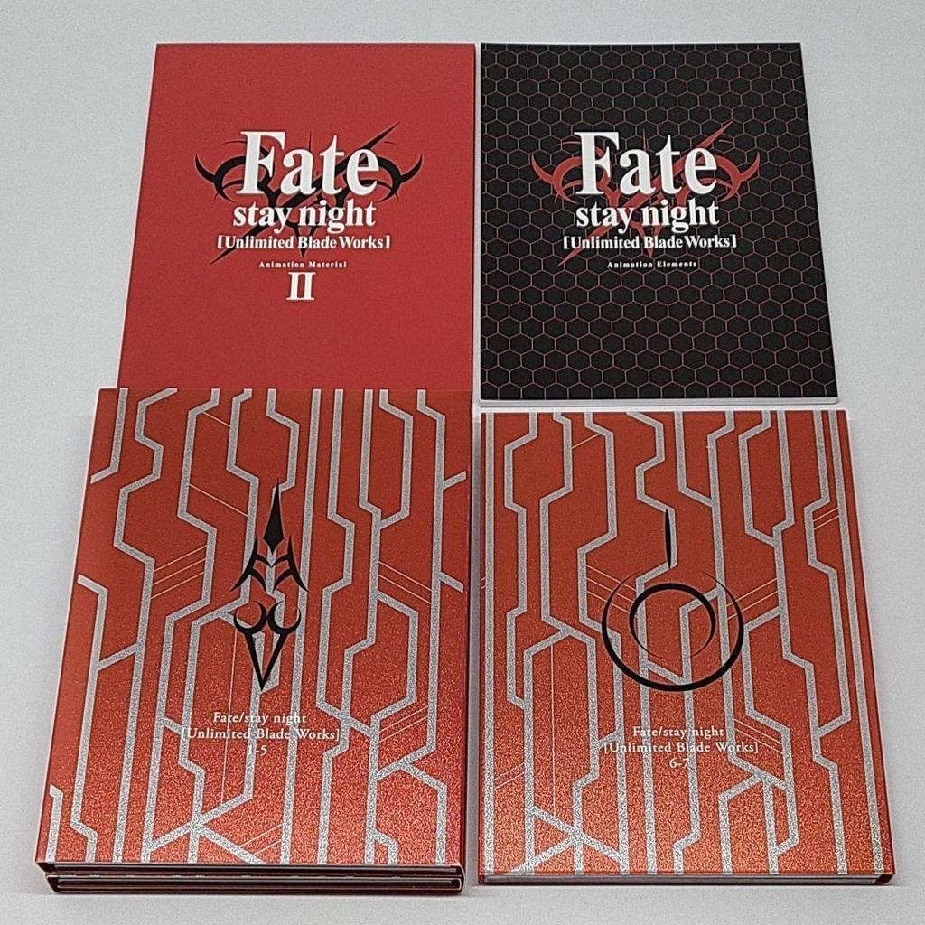 Fate stay night Unlimited Blade Works Conjunto de Discos Blu-ray Caixa Limitada Animate Usado