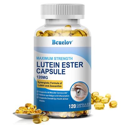 Bcuelov Lutein Ester Capsules 120mg High Content Containing Lutein Zeaxanthin To Help Relieve Eye Fatigue Maintain Macular Health and Clear Vision