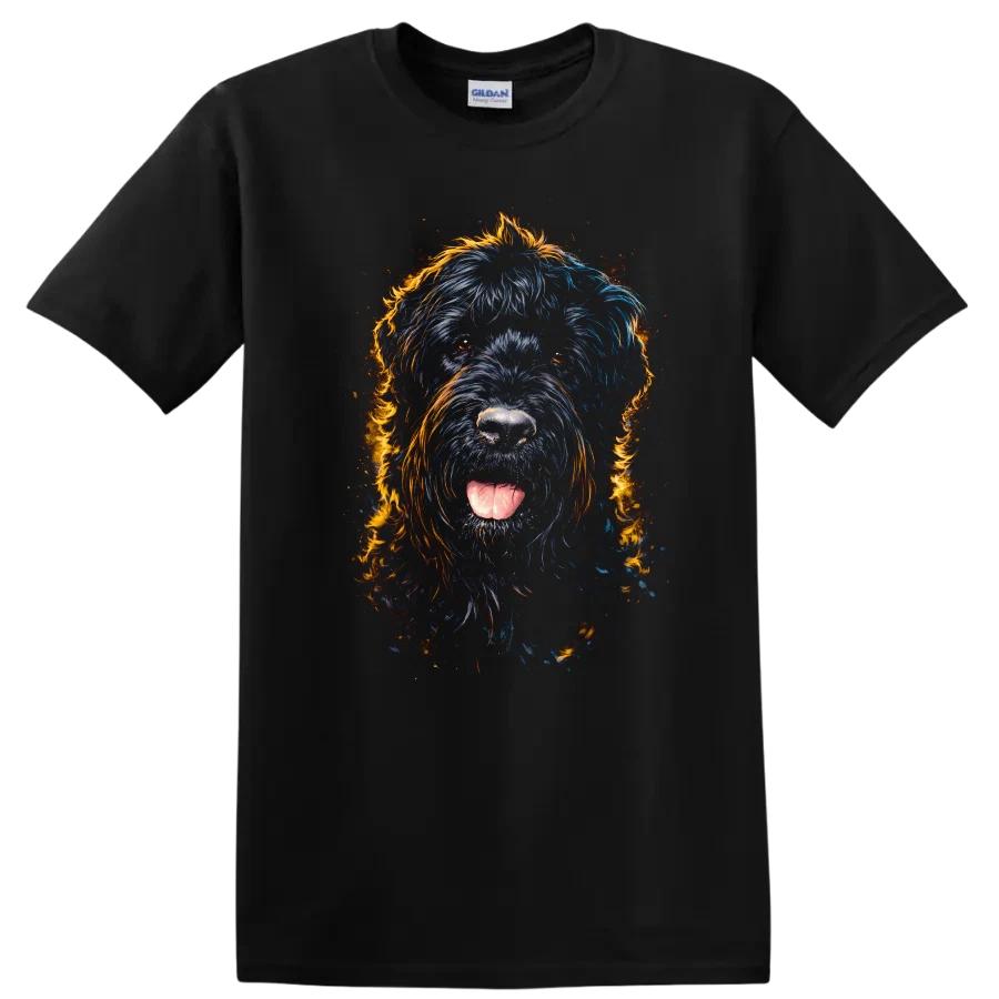 Dog Lover T Shirt Cute Dog Breed Illustration Colorful Graphic Tee