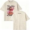 Washed Vintage Britney Spears Oops I Did It Again Graphic T Shirts Men Women Casual Oversized Short Sleeve Tshirts Streetwear
