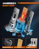 SEALIGHT H7 LED with 16 CSP Mini and 6500K Pure Vehicle Inspection IP68 Noise Compatible with 12V Cars and Pack of 2 Headlights, 18,000LM, 60W, Chips,