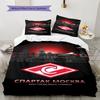 Spartak Moscow Gleam Bedding Quilt Set Quilt Cover Pillowcase Home Decoration Birthday Gift (1 * duvet cover + 2 * pillowcase, without core)