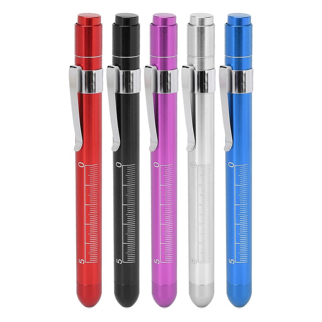 Yellow Pen Light Gauge LED Aluminium Alloy Portable Medical Inspection Pen Lamp for Nurses Doctor