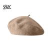 Solid Color Wool Hat Women French Beret Hat, Blend Artist Retro Literary Street Photography Cap Painter Cap, Cozy for Autumn Winter Vintage Style
