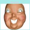 Happy Death Day Resin Mask Scary And Cute Halloween Prop For Festivals And Parties