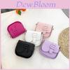 Trendy Korean Style Mini Shoulder Bag For Kids Stylish Pu Crossbody Accessory Black Pink Purple White