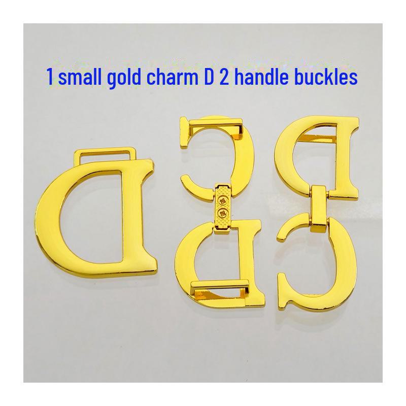 D-Shaped Pendant Buckle Spring Rod Handle Set for Saddle Bags