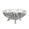 See Through Glass Snacks Container Bowl With Fixed Three Leg Design Supplements Any Dining Or Living Space