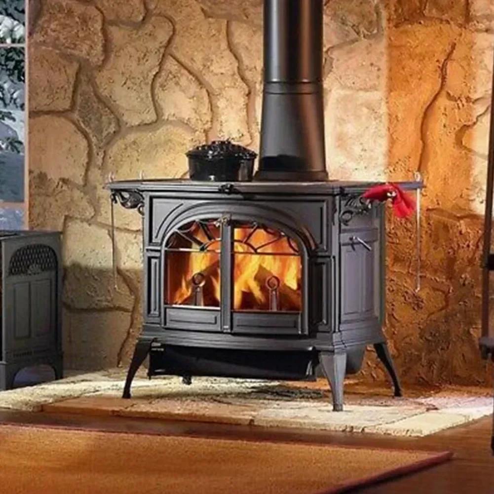 Black Flat Stove Fire Rope Door Glass Seal Durable Fireplace Supplies Wood Burning High Temperature Resistance Home Winter