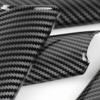 For Tesla Model 3 Y 2018- ABS Car Inner Front Rear Door Handle Armrest Cover Trim     Carbon Fiber Texture