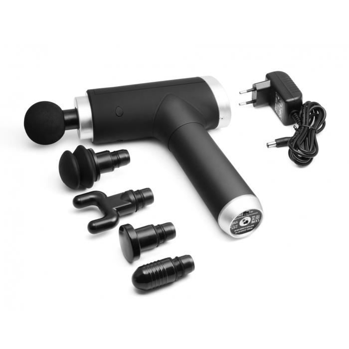 Masseur musculaire Technaxx LX-013 - Pistolet compact multifonctions - 5 têtes de massage
