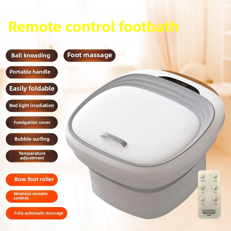 Faltbares Fußbad Elektrisches Fußwaschbecken Infrarot-Heizung Fußbad-Eimer Automatische Vertiefung Fußmassage Wasser- und Stromtrennung