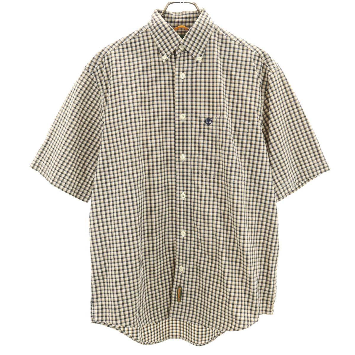 

Timberland 00s Old Check Pattern Short sleeve Button down shirt Outdoors Men s Used