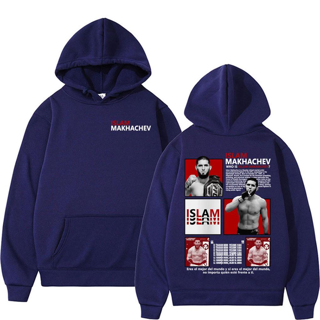 Wie Is Islam Makhachev Vintage Grafische Hoodies Mannen Vrouwen Geweld Esthetiek Sweatshirts Mode Pullovers
