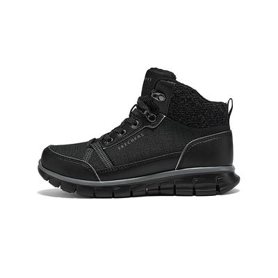 Synergy Fabric Mid-Top Lace-Up Fashion Snow Boots Men Boots 168129-BBK