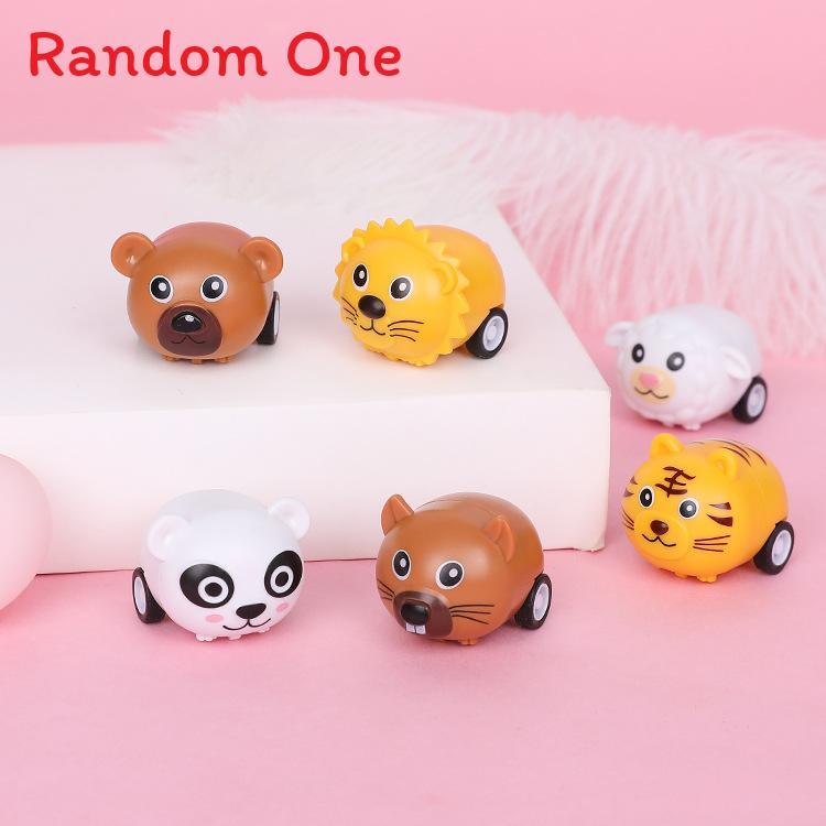 

Tiger Lion Plastic Animal Inertia Toy Car For Early Childhood Learning And Play