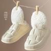Winter Thick Sole Cotton Slippers, Indoor/Outdoor Unisex Warm Home Shoes
