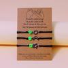 Sun Moon Star Bracelets Handmade Woven Bracelet Jewelry for Best-Friend Family