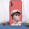 Greek Statue Wearing Hoodie For Samsung Galaxy A36 A26 A16 A05 A06 A54 A34 A14 A22 A32 A52 A55 A35 A15 A53 A13 A56 Case