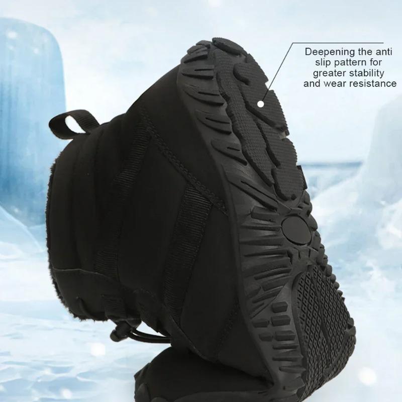 Unisex Winter Schneestiefel Herren Damen Rutschfest Trekkingschuhe Wasserdicht Wanderschuhe Freizeitschuhe zum Reisen Klettern Wandern