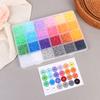 24Colors/Set Each Grid Contains 400Pcs Mini Beads Fuse Beads Puzzles Beads For Kids Diy High Quality Puzzles Handmade Gift Toy