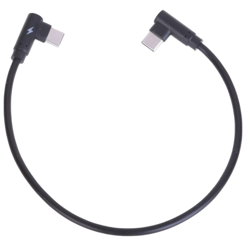 

90 Degree USB 3.1 Type C to Type C Cable 40W Angled 3.1 USB Type C Male Extension Cable Supports Charging,Data 1