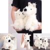 Cute Cartoon White West Highland Dog Plush Toy Doll For Dog Lovers
