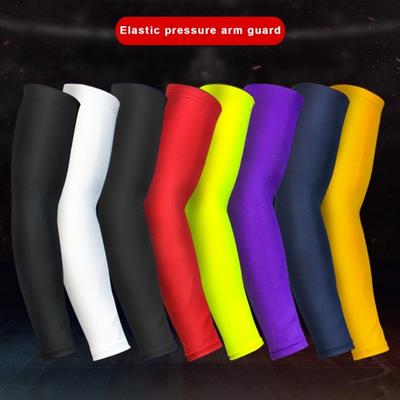 Protector de brazo de baloncesto para hombre y mujer, funda de compresión muscular para brazo, protección para brazos solar UV, funda de compresión de refrigeración para brazo