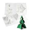 Festives Christmas Tree Shape Silicone Molds Baking Essential For Mousse Cakes Candle Making Nontoxic Easy Releases