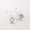 Selenite Gemstone 925 Solid Silver Jewelry Earrings 1.40" For Mother's Day Gift EE-4-50