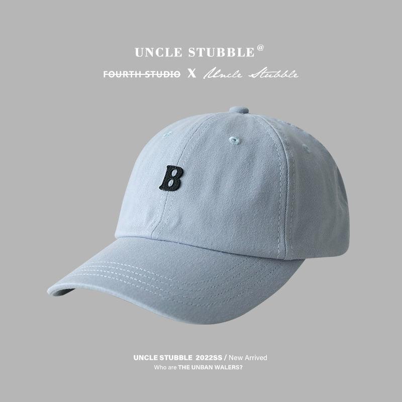 New Hat Baseball Hat for Women In Summer Thin Korean Style Versatile Face Showing Small Curved Brim Letter Baseball Cap