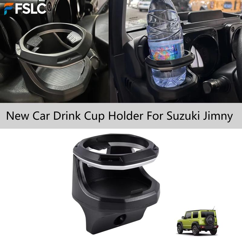 New Car Drink Cup Holder For Suzuki Jimny Auto Interior Water Bottle Storage Bracket Organizer Accessories