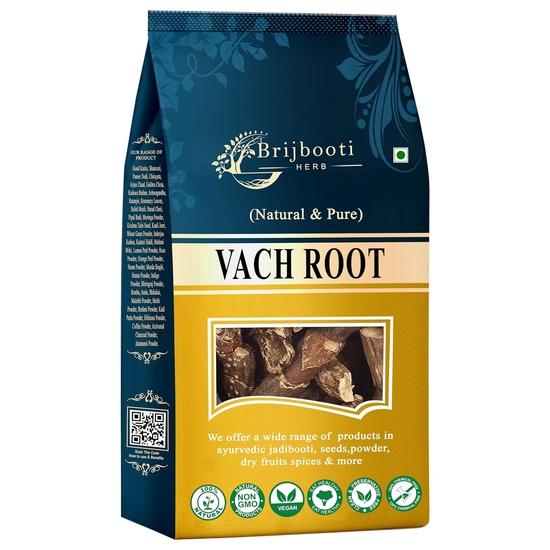 

Brijbooti Vach 400 Gr - Vach ki Lakdi - Vach jadi buti - Vasambu - Gurbach - Vacha Root - Sweet Flag - Gudbach 400GM