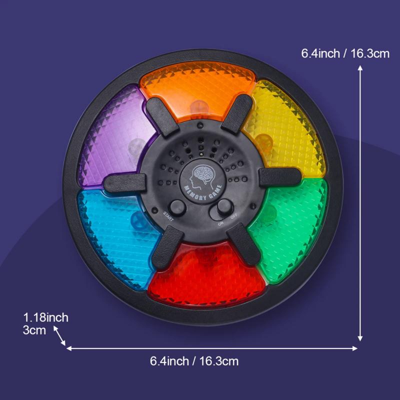 Memory Trainer Children Toys Puzzle Develop Intellectual Creative Interactive Game Flash Light Music Handheld Electric Machine