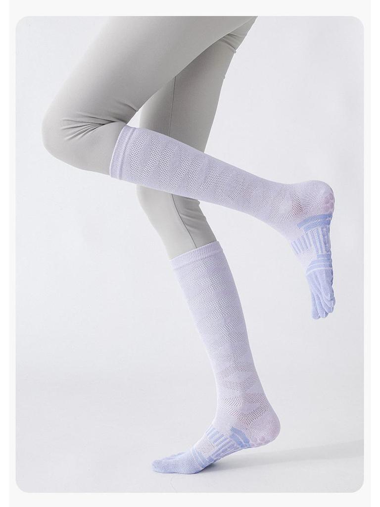 Non-Slip Five-Toe Pilates & Yoga Socks with Massage Sole