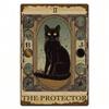 Vintage Black Cat Tarot Tin Sign 20x30cm Gothic Wall Decor Home Bar