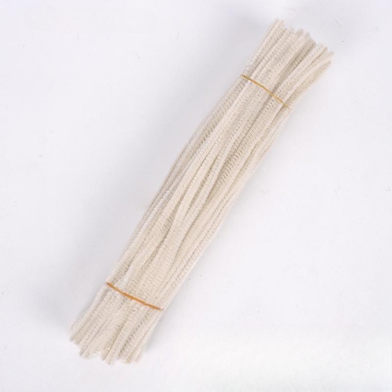 500pcs Chenille Stem Pipe Kids DIY Creative Chenille Sticks Cleaners Kindergarten Educational Handmade Material Plush Strips
